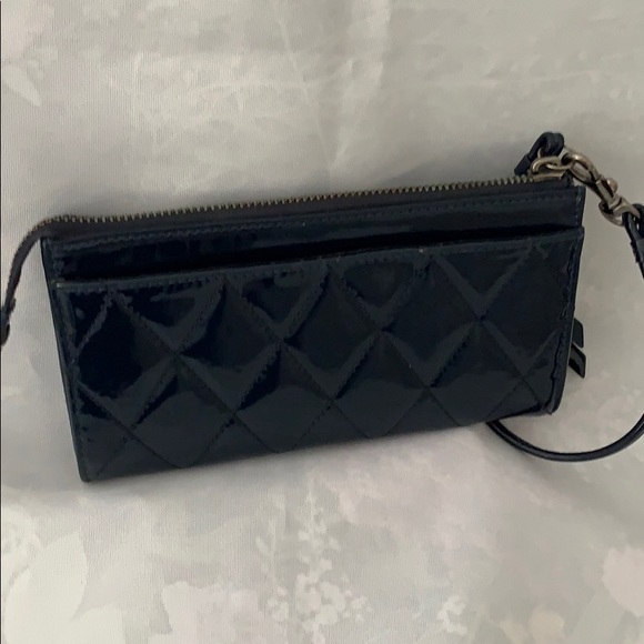 Coach Vintage Navy Patent Leather Wallet - Picture 3 of 5